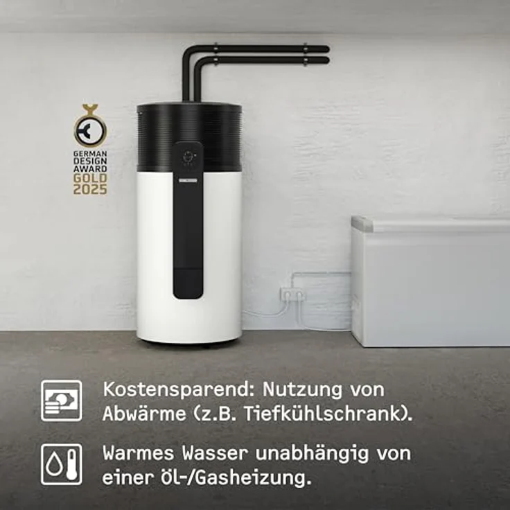 Stiebel Eltron WWK-I 200 PLUS, Warmwasser-Wärmepumpe mit 200 l Fassungsvermögen und WLAN-Steuerung – Bild 3