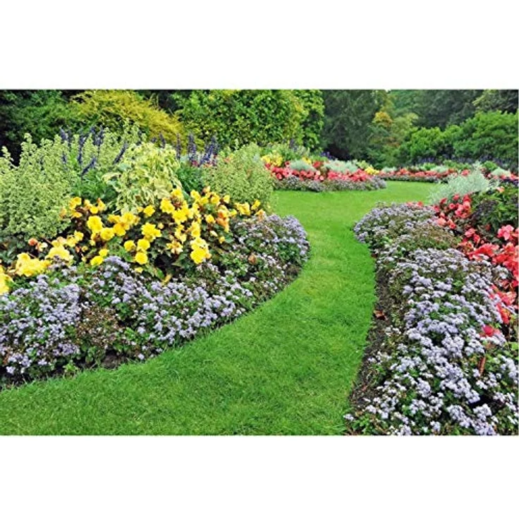 Cellfast Rasenkante Glatt Gartenzaun Beeteinfasung Mähkante Garten Palisade (10cm x 9m, Schwarz), 30-231H – Bild 3