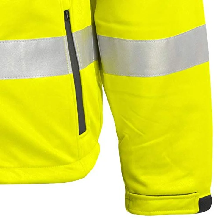 Warnschutz-Softshelljacke Gr.L gelb PREVENT – Bild 5