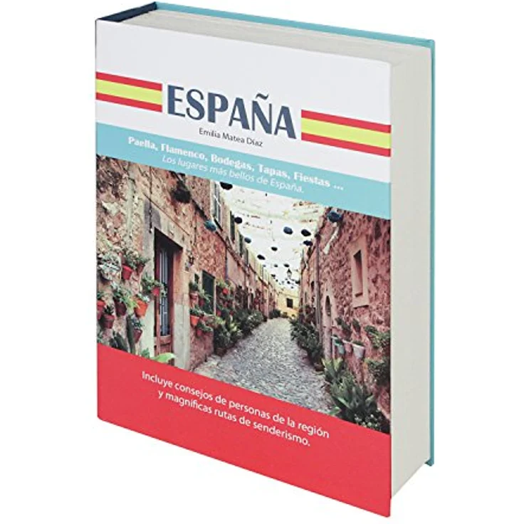 HMF 80945 Buchtresor, getarnte Geldkassette, echte Papierseiten, Spanien, 23 x 15 x 4 cm, Beschriftung in Spanisch – Bild 2