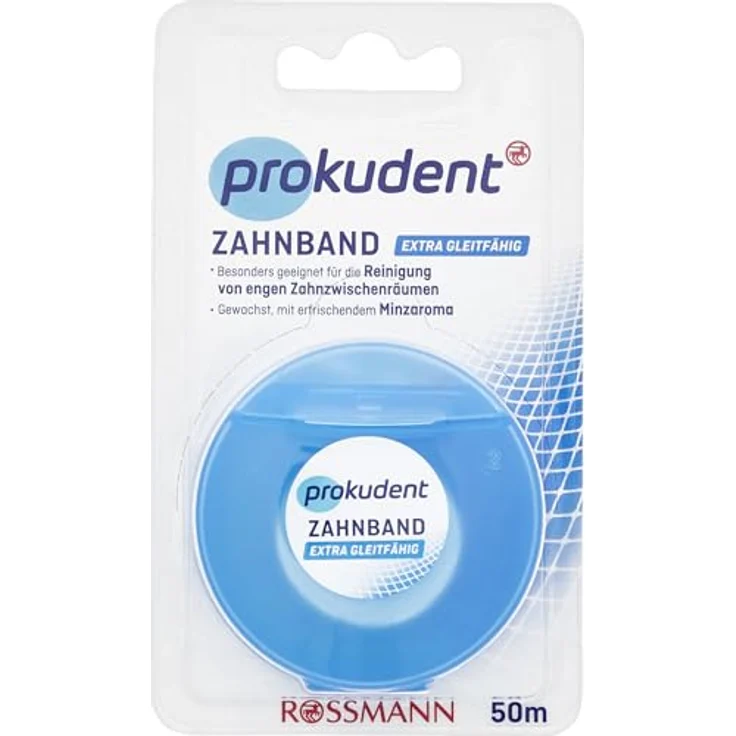 Prokudent Zahnband extra gleitfähig, mit Minzaroma, 50m – Bild 1
