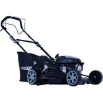 Woodster Benzin-Rasenmäher BLM460-161S, 2,6 kW Motor, 46 cm Schnittbreite, schwarz-grau, 55 L Fangkorb, 7-fach höhenverstellbar