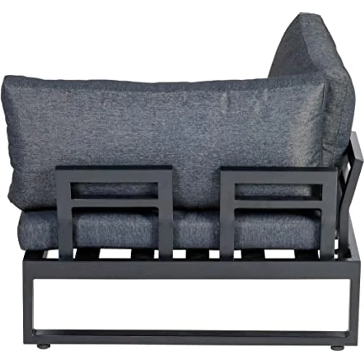 Greemotion Hundebett aus Aluminium mit Kissen und Ablagefläche, 100 x 45 x 70 cm, Schwarz – Bild 5