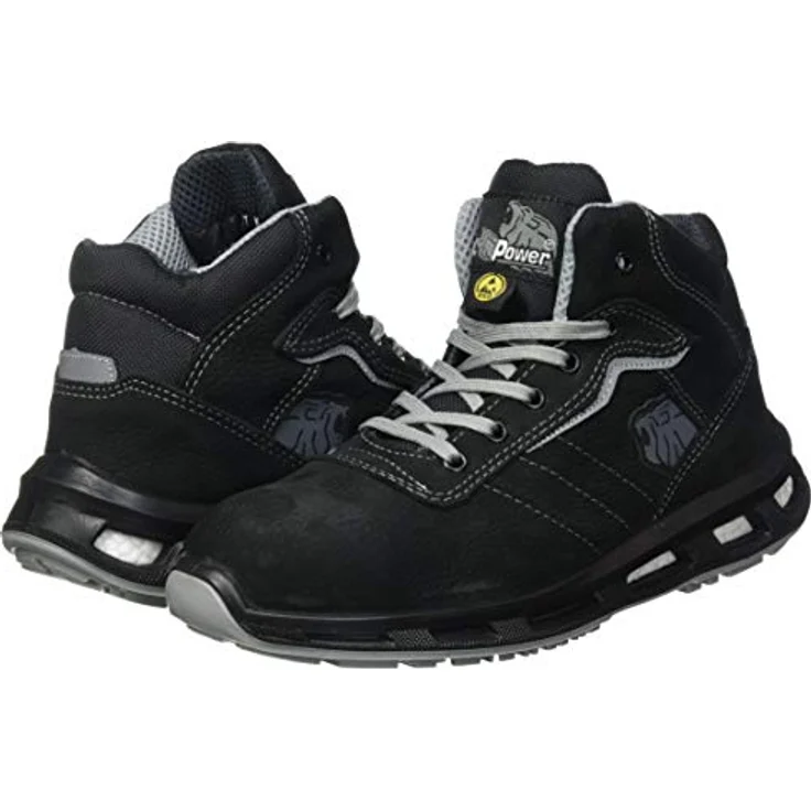 U-Power Sicherheitsstiefel Shape, S3 SRC ESD, Größe 41, schwarz, Nubukleder, durchtrittssicher, atmungsaktive Aluminiumkappe, rutschfeste PU-Sohle – Bild 7
