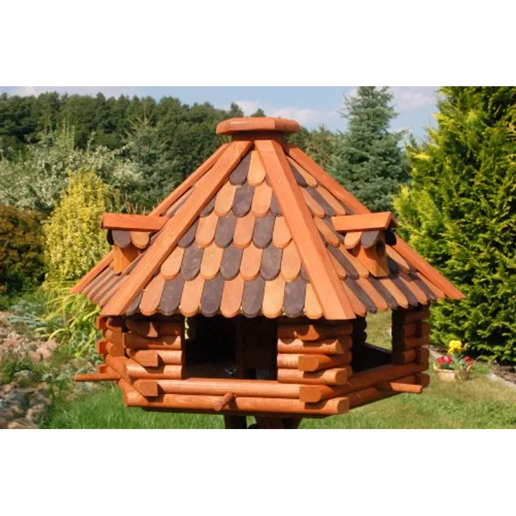 Deko-Shop-Hannusch XXL massives Luxus Vogelhaus 70 x 45 cm, Vogelfutterhaus, Vogelhäuser + absolut. Blickfang + imprägniert