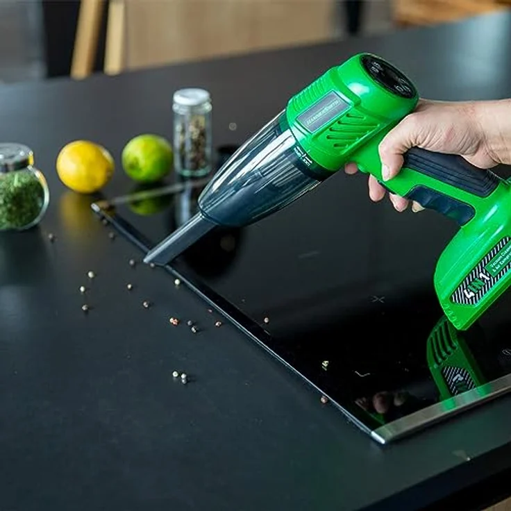 Hammersmith Air Storm Auto Staubsauger & Luftkompressor mit 10.30 Bar Druck, kabellos, USB-aufladbar – Bild 3