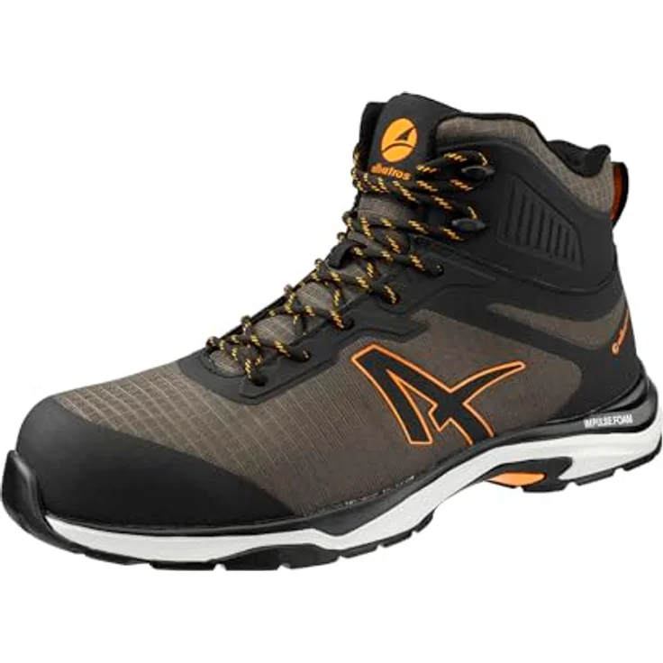 Albatros TRAILMASTER OLIVE MID S3S ESD FO HRO SR, Sicherheitsschuh mit rutschfester Gummilaufsohle, flexibler Durchtrittschutz, Größe 40, oliv – Bild 1