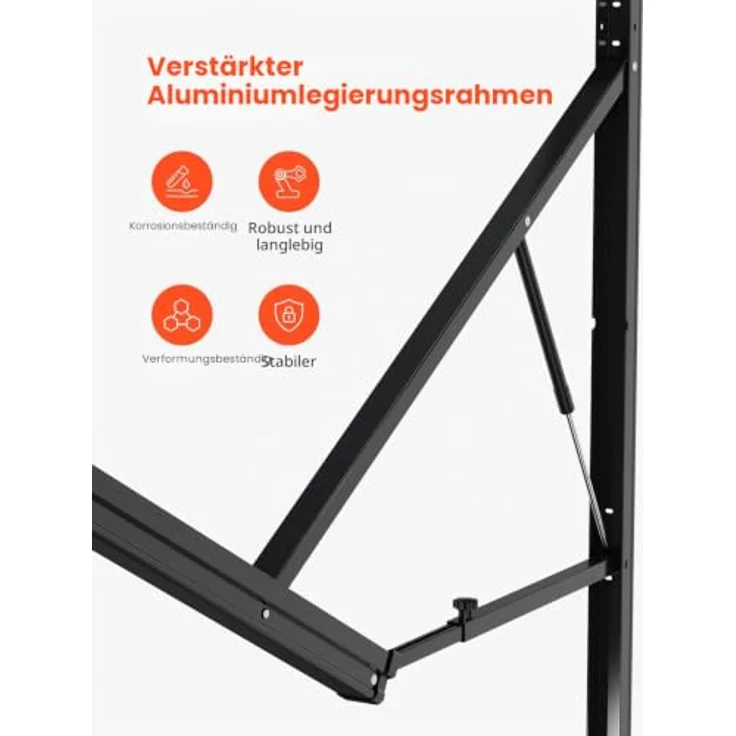 VEVOR Modulmarkise für Wohnmobile, elektrische wasserdichte Markise (5809 mm) mit Aluminiumlegierungsrahmen, schwarze Außenmarkise mit Farbverlauf, UV-Sonnenschutz für Camping – Bild 5