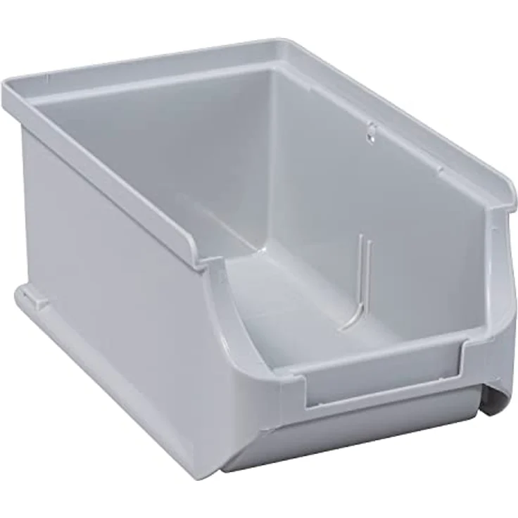 Allit 456222 Sichtbox Größe 2, grau, 160 x 102 x 75 mm, mit TÜV/GS-Zeichen und Griffmulde – Bild 1