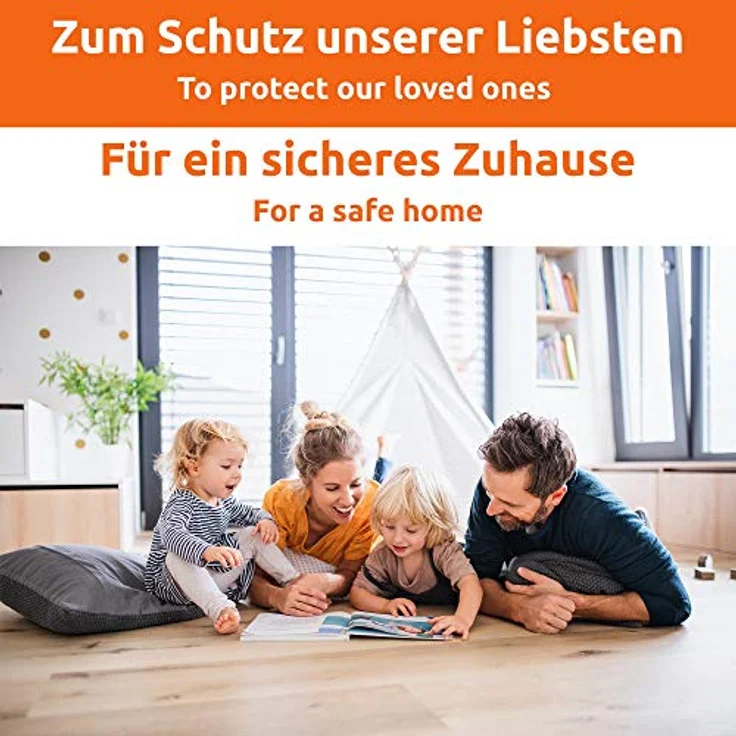 ECENCE Rauchmelder Magnethalter 20 Stück selbstklebende Magnethalterung für Rauchmelder Ø 50mm schnelle & sichere Montage ohne Bohren und Schrauben für alle Feuermelder und Rauchwarnmelder – Bild 4
