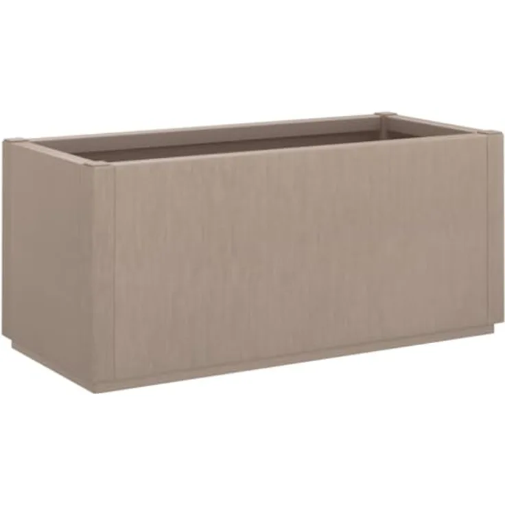 vidaXL Pflanzkübel Hellbraun 80x36x35 cm PP