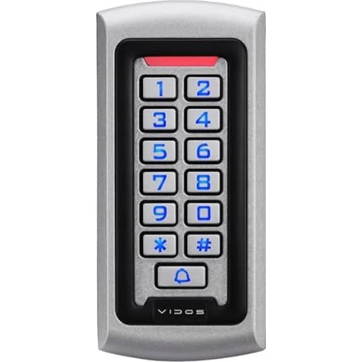 VIDOS ZIEHLEDER SCHLOSS COD, Autonomes 1-Zonen-Zahlenschloss mit integriertem RFID-Reader, Aluminiumlegierung – Bild 1