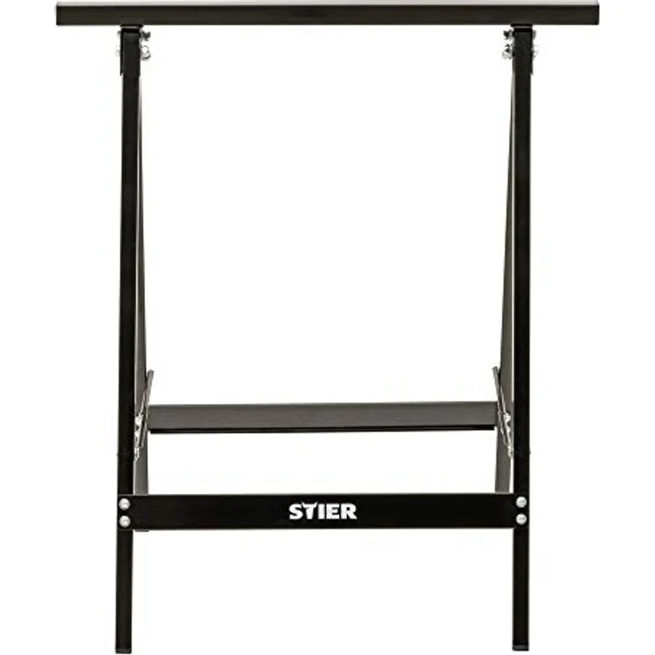 STIER Stahl Arbeitsbock 100 kg, klappbar, stabiler Unterstellbock für Werkstatt und Bau, pulverbeschichtet, leicht (3,0 kg) – Bild 3
