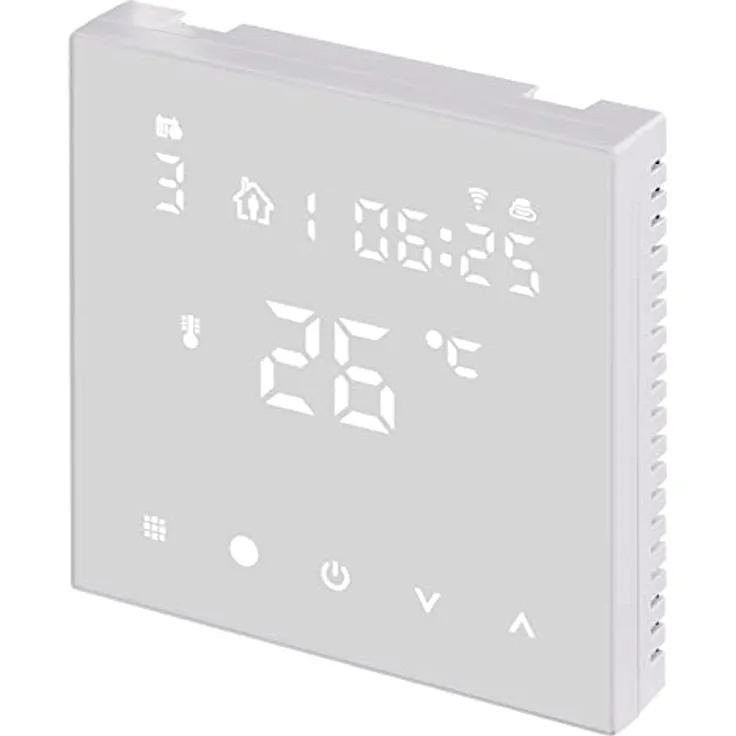 EMOS GoSmart - WiFi Raumthermostat für Fußbodenheizung mit Touch-Bedienung, energiesparend, kompatibel mit Tuya, Smart Life, Google Assistant und Alexa - weiß