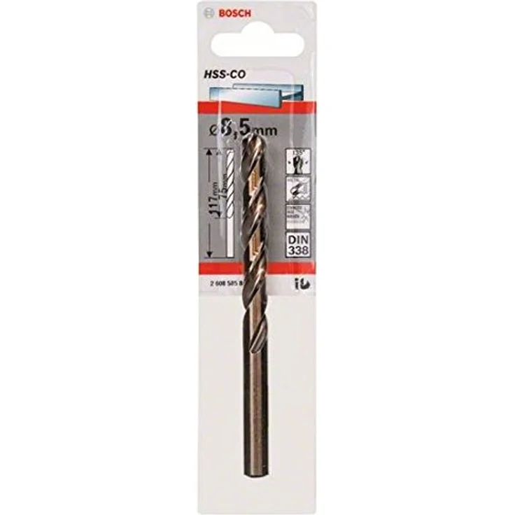 Bosch Professional Metallbohrer HSS-Cobalt (Ø 8,5 mm) - Preisvergleich – Bild 5