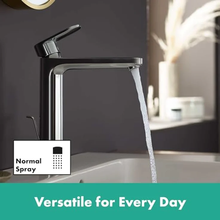 hansgrohe Vernis Blend, Spültischarmatur mit ComfortZone 190, schwenkbarem Strahlformer und EcoSmart-Technologie – Bild 3