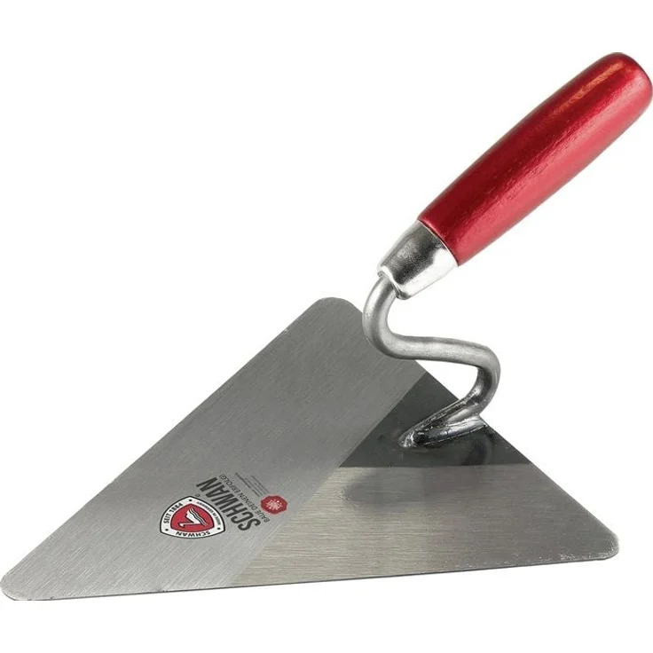 Schwan Maurerkelle L300xB180mm, gehärteter Stahl mit lackiertem Holzheft, VE: 10 Stück