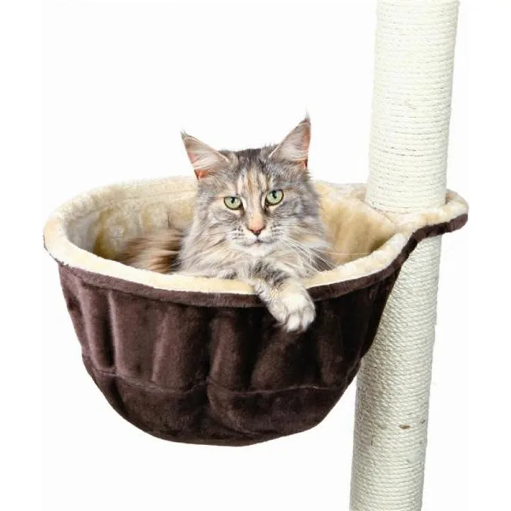 Trixie Kuschelsack mit Metallrahmen ø 38 cm beige-braun - Preisvergleich