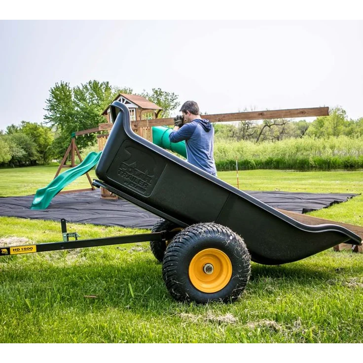 Polar Anhänger Schubkarre HD1500 schwarz 249x137 cm – Bild 4