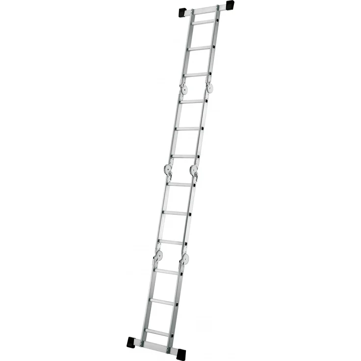 Hailo M60, Aluminium-Universalleiter, 4x3 Sprossen, mit Plattform – Bild 3