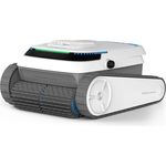 FM SOLAR Pool-Royal Akku-Poolreinigungs-Roboter PC10, kabelloser Poolsauger mit 5000mAh Akku, für Pools bis 100 m², intelligente Navigation und 4L Auffangbehälter