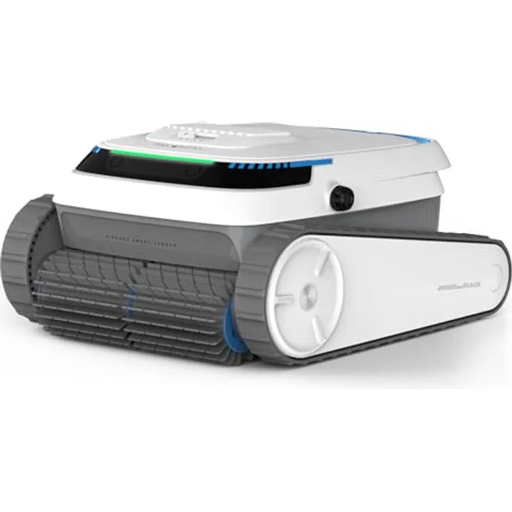 FM SOLAR Pool-Royal Akku-Poolreinigungs-Roboter PC10, kabelloser Poolsauger mit 5000mAh Akku, für Pools bis 100 m², intelligente Navigation und 4L Auffangbehälter