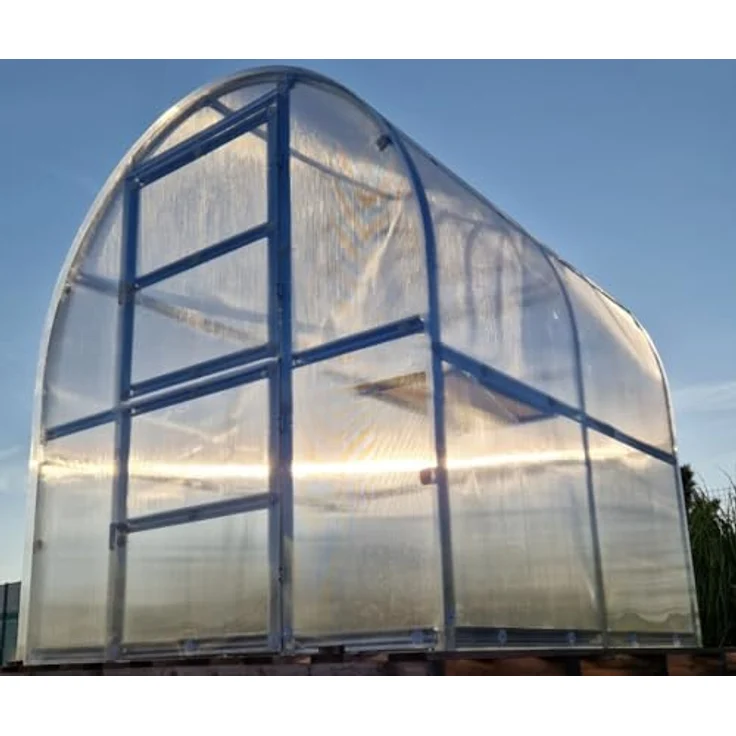 Klasika Gewächshaus KLASIKA Slim 2x4m (8m2) mit 6mm Polycarbonat, Breite - 2 m – Bild 4