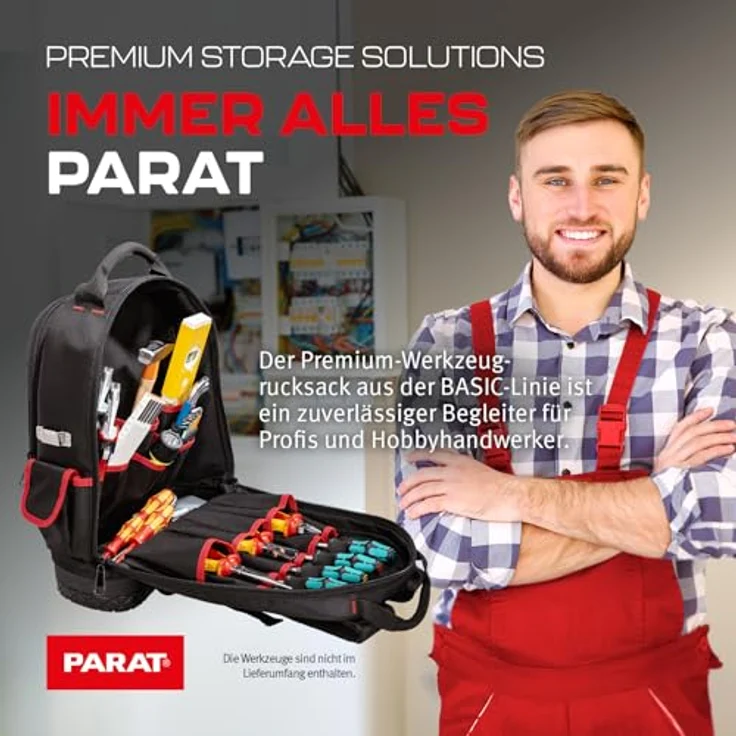 Parat BASIC Back Pack 5990830991 Universal Werkzeugrucksack unbestückt 1 Stück (B x H x T) 380 x 470 x 220 mm (5990830991) – Bild 3