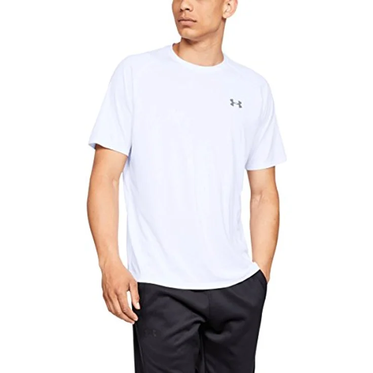 Under Armour® Poloshirt UA Tech 2.0 SS, weiss mit Logoprint – Bild 7
