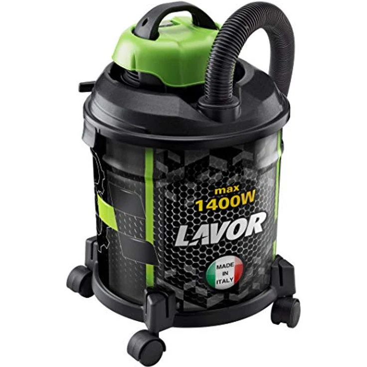 Lavorwash Jocker 1400 S Staubsauger (1400 W, Trocken- und Nasssauger, 20 l, 75 dB, Schwarz, Grün) beutellos 20 Liter – Bild 2