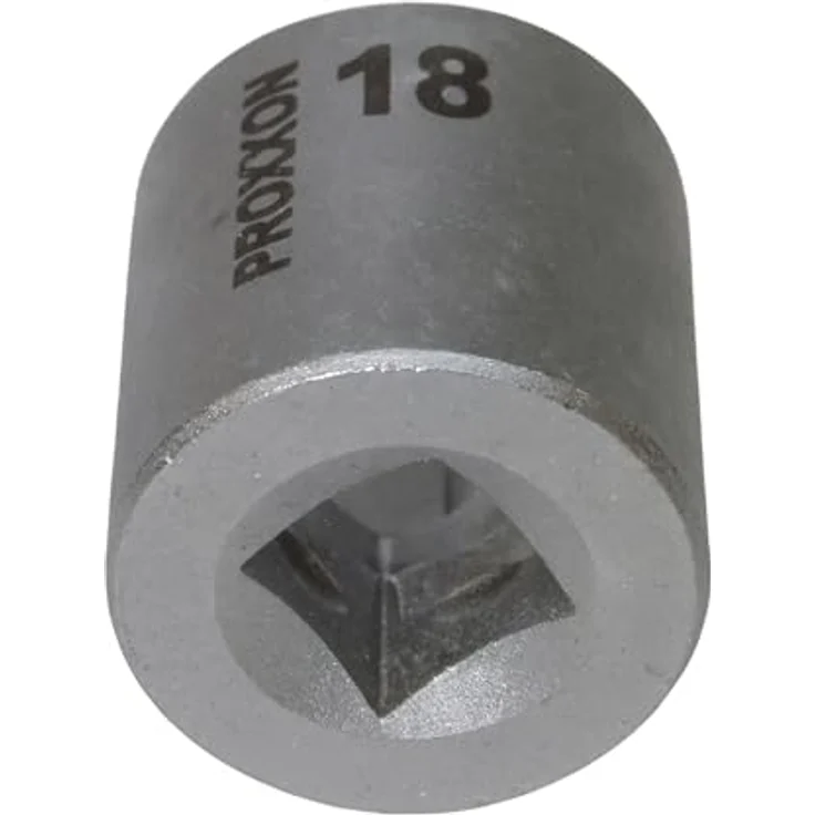 PROXXON INDUSTRIAL Bohrer- und Bitset 23523, 3/8'' Steckschlüsseleinsatz aus CrV-Stahl, Größe 18 mm – Bild 3