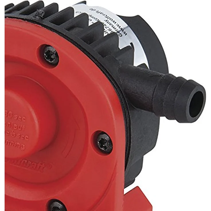 Rena Wolfcraft 2202000 Bohrmaschinen Pumpe-Selbstansaugende Wasserpumpe, rot Bohrmaschinenpumpe – Bild 3