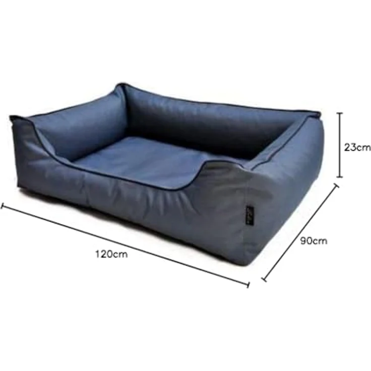 Lebon Hundebett Paula Plus - Grau 120 x 90 cm - Sie erhalten 1 Packung/en – Bild 2