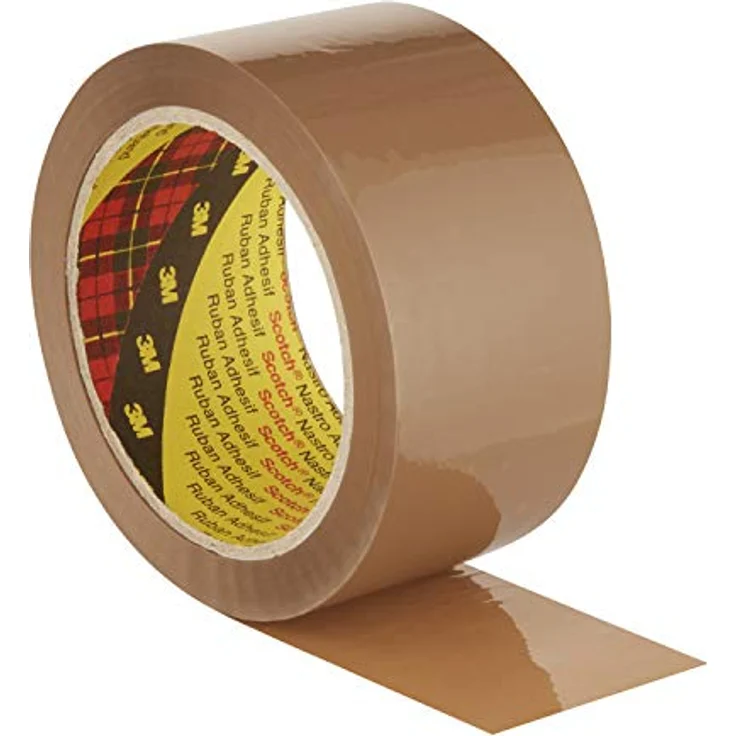 Scotch Verpackungsklebeband ? Geräuscharmes braunes Klebeband zum Verschließen von Verpackungskartons & mehr ? 50 mm x 66 m ? 6 Rollen - Preisvergleich – Bild 5