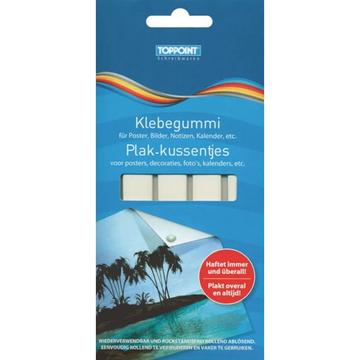 Stylex Schreibwaren Klebepad Klebestrips, 50g, wiederverwendbar und rückstandsfrei ablösbar