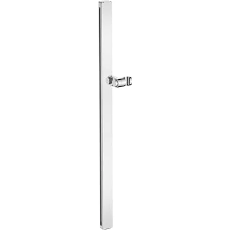 Duravit Universal Duschstange, variable Brausestange mit höhenverstellbarer Handbrausehalterung (810 mm), Chrom – Bild 5
