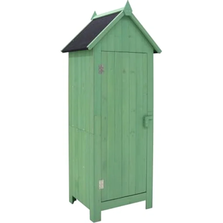 HTI-Living Geräteschrank Wilbur Grün Bitumendach Outdoor – Bild 2