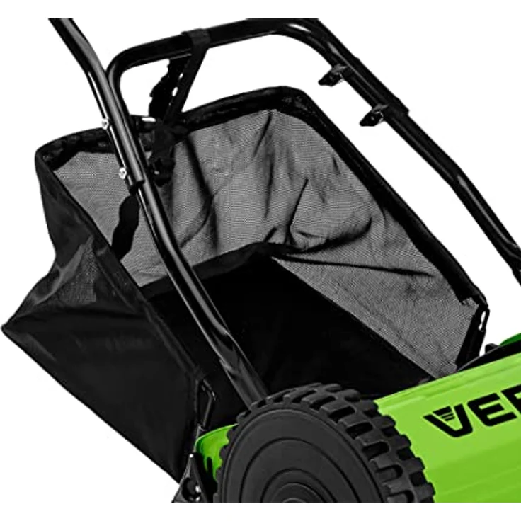 Verto Handmäher 15G350, 30 cm Schnittbreite, höhenverstellbar 12-45 mm, 16 l Fangkorb, 7 kg leicht, umweltfreundlich – Bild 2