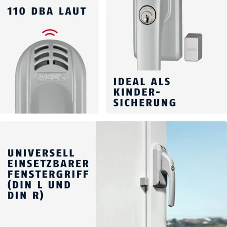 Abschließbarer Fenstergriff FG300A silber - Abus – Bild 3
