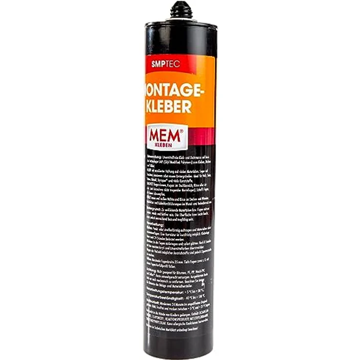 MEM Bauchemie Montagekleber MEM Kleben Plus, 3-in-1 Kleb- und Dichtmasse, grau, 430g, lösemittelfrei, wasser- und UV-beständig – Bild 2