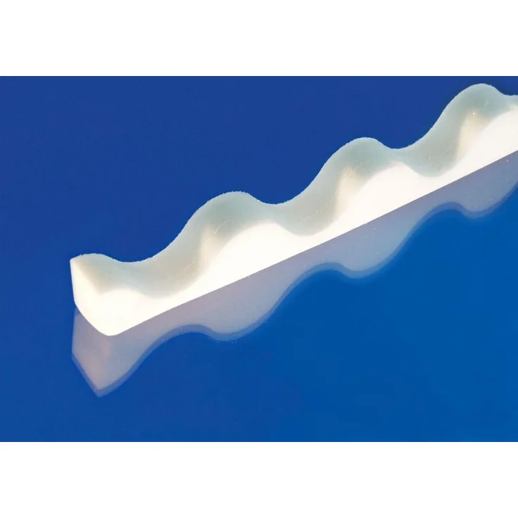 Gutta Dichtstreifen Sinus 76/18, 760 mm, 10 Stück, weiß, zuverlässige Abdichtung für Dachplatten