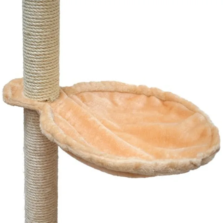 EYEPOWER 14901 Liegemulde Beige, Spiel- und Kuschelplatz für Katzen, Durchmesser 40cm