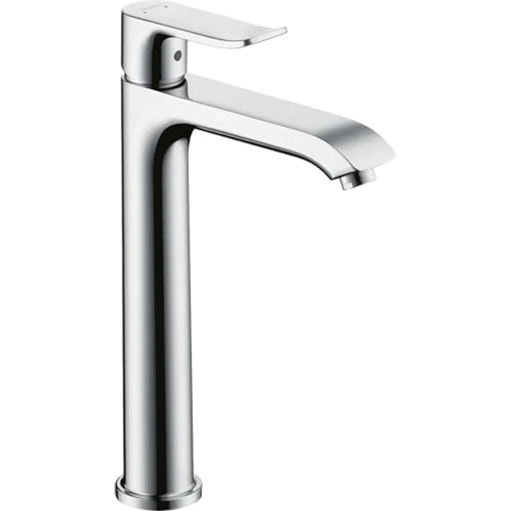 hansgrohe Metris 200 Spültischarmatur, Einhebelmischer mit Zugstangen-Ablaufgarnitur, chrom, 5 l/min Durchflussmenge – Bild 1