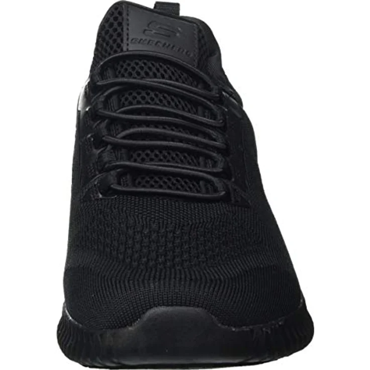 Skechers CESSNOCK, Berufsschuh Schnürschuh für Gastronomie und Pflege, Schwarz, mit stretch bungee Schnellschnürung und Skechers Air-Cooled Memory Foam – Bild 2