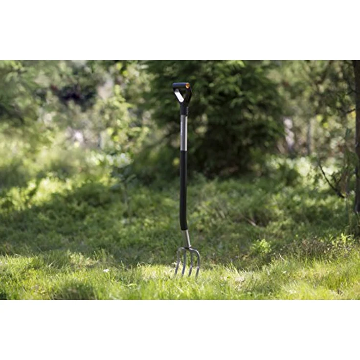 Fiskars Spatengabel für harte, steinige Böden, Mit 4 Zinken, Länge 122 cm, Hochwertiger Borstahl, Grau-Schwarz, Ergonomic, 1001413 - Preisvergleich – Bild 6