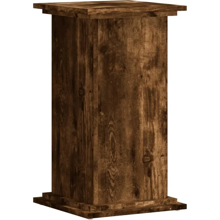 vidaXL Blumenständer Pflanzenständer Räuchereiche 33x33x60 cm Holzwerkstoff (1 St) - Robuster und zeitlos gestalteter Blumenständer in Räuchereiche – Bild 1