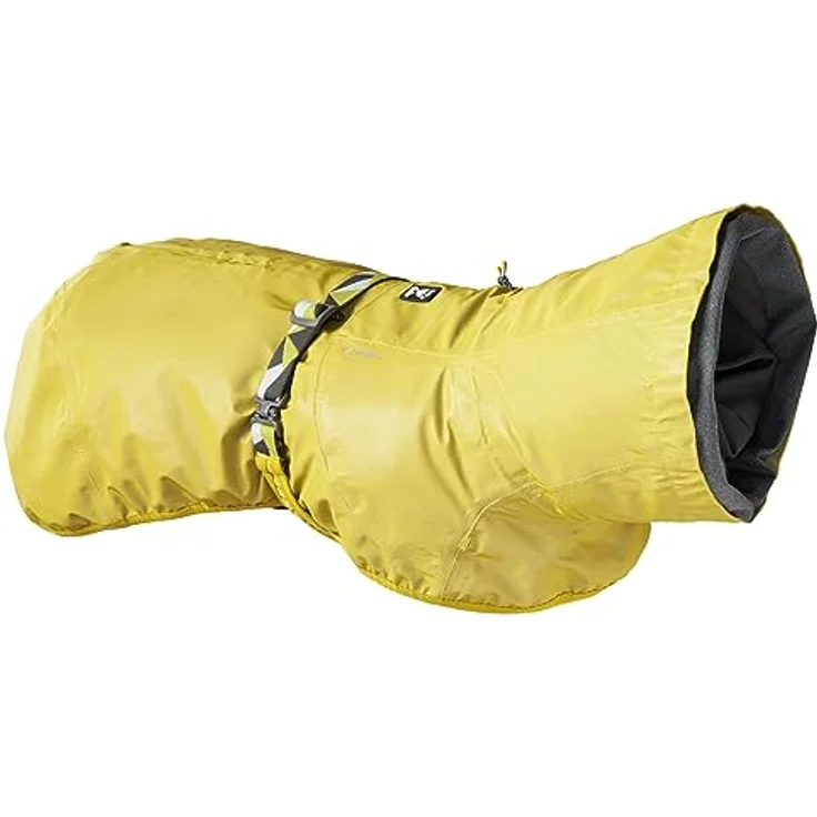 Hurtta Mudventure Reflektionsmantel (40 cm, Turmeric) - Ungefüttert, superleicht, wasserdicht – Bild 1