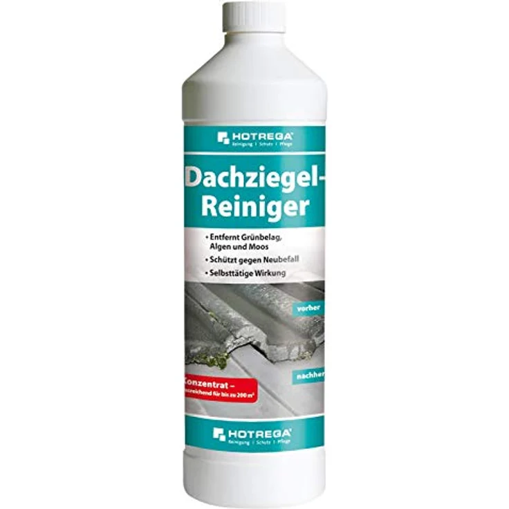 HOTREGA Dachziegel Reiniger Konzentrat - Dachreiniger, Ziegelreiniger 1 Liter – Bild 1