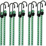 Deuba 10x Spanngummi Set Metallhaken 61cm Expander Gepäckspanner Universal Gepäckgummi Spannseil