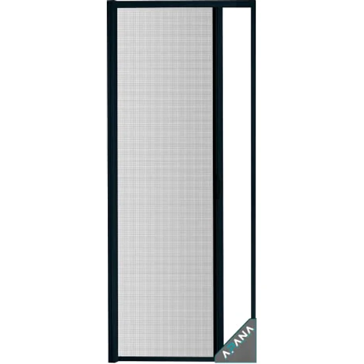 APANA - universelles Fliegengitter mit Rollo in anthrazit - ausziehbarer Insektenschutz zum Zuschneiden für Terrassen- und Balkontüren bis 120 cm x 220 cm gegen Fliegen, Insekten und Mücken – Bild 1